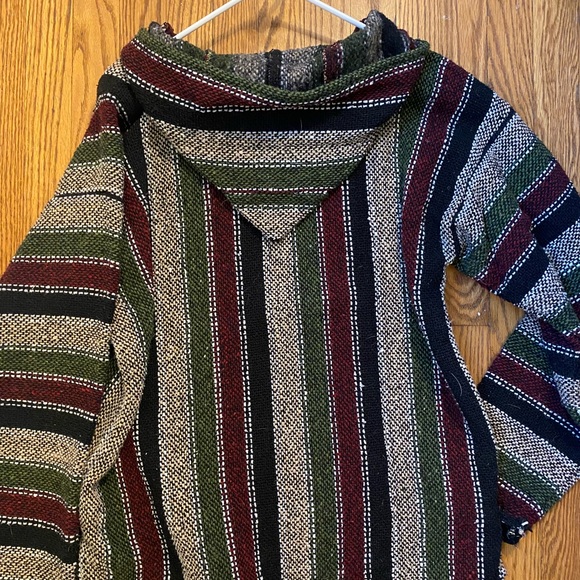 Hooded Pullover Poncho, Men’s Small - Picture 2 of 2